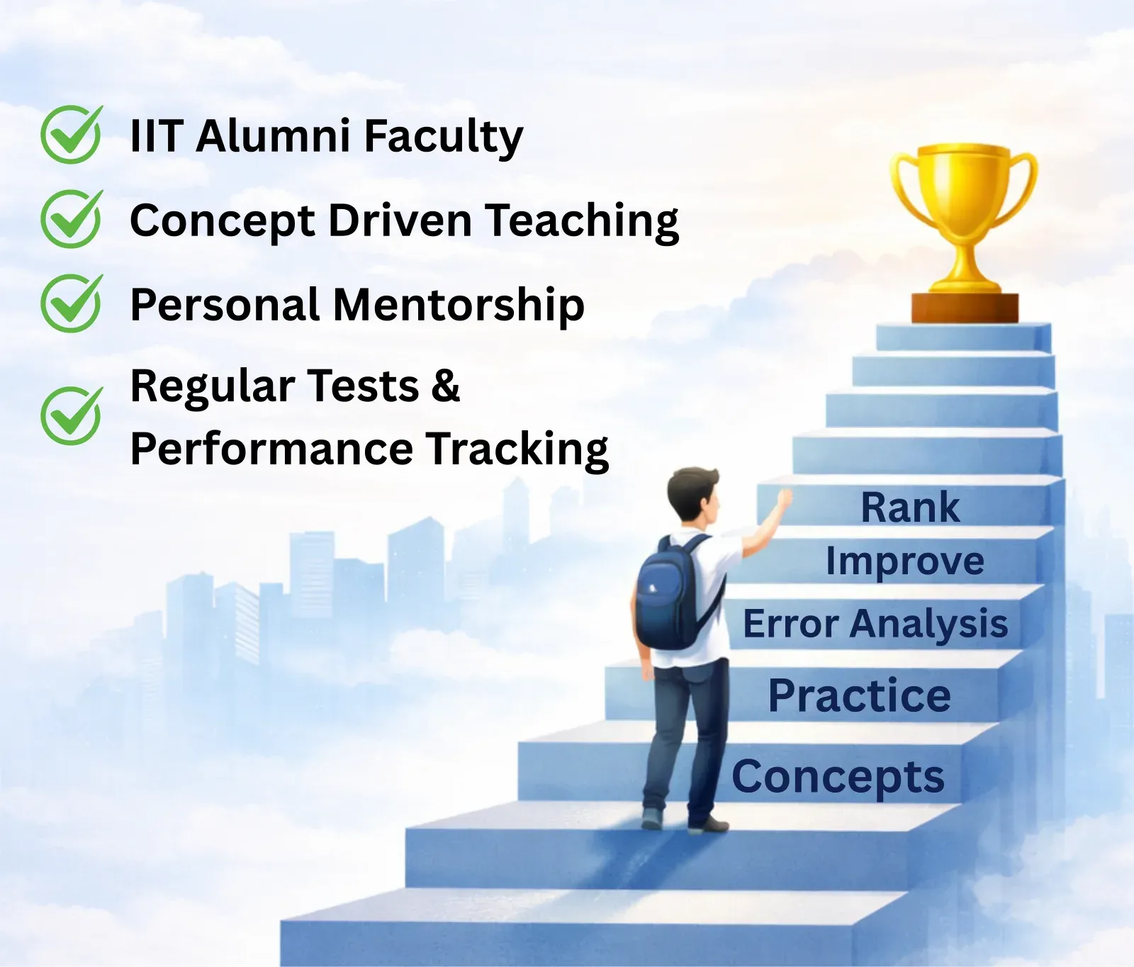 The Adhyant learning approach — from concepts to rank