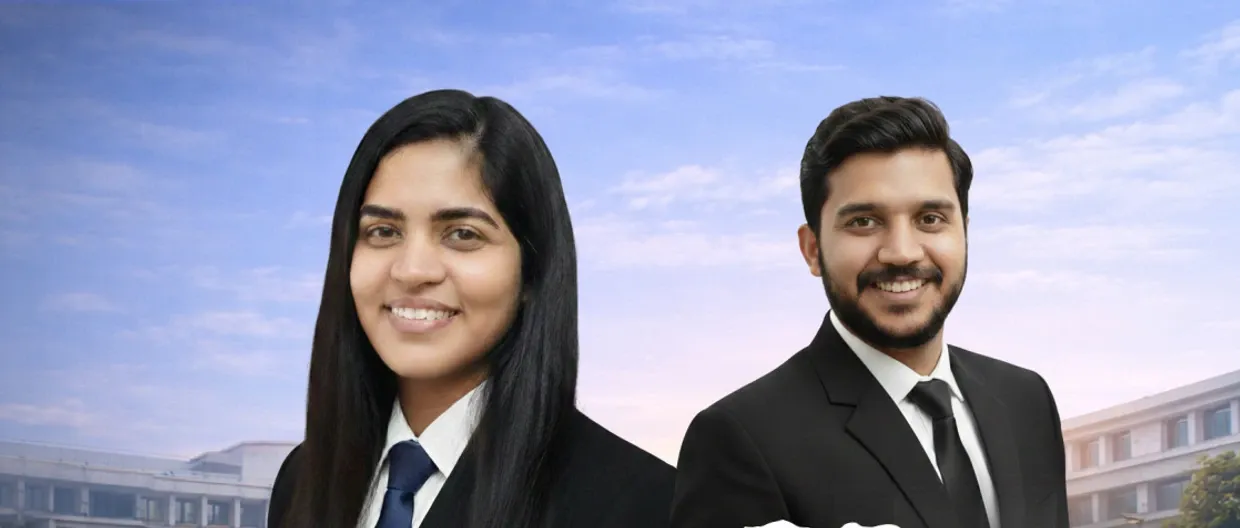 Adhyant senior faculty Pooja Gupta and Awanish Jha at IIT Guwahati campus